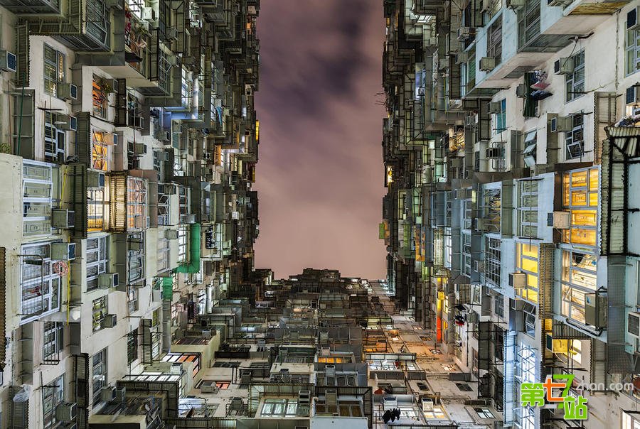 开放的香港贫民区